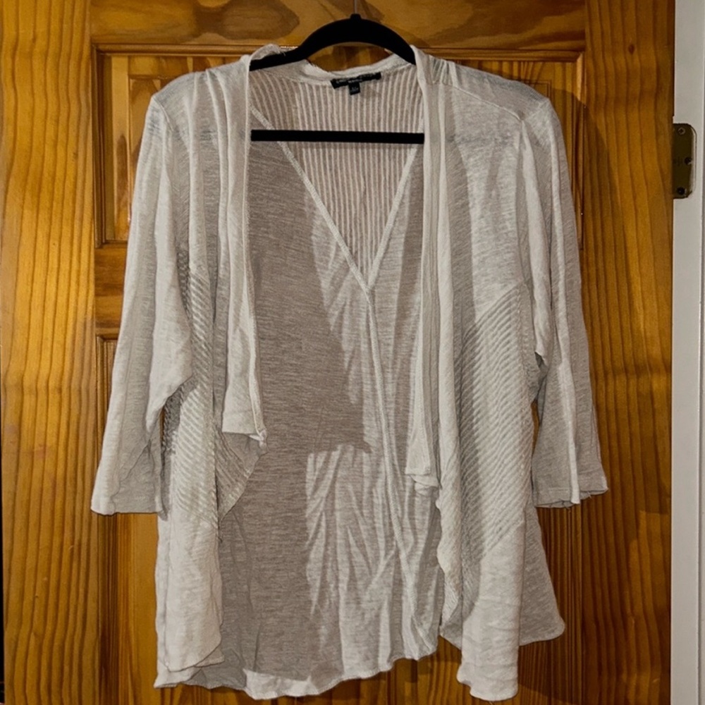 2X Cable & Gauge Light Beige Cardigan